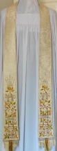 White Gothic Preaching Stole